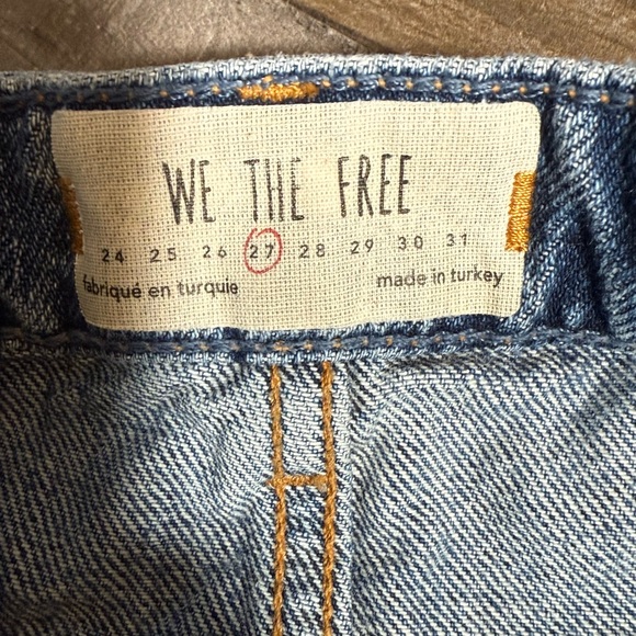 We The Free Frayed Jean Skirt- 27 - Picture 5 of 6